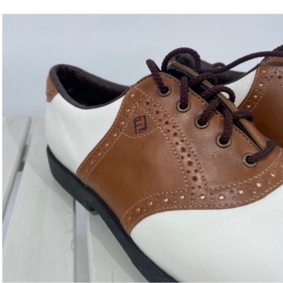 FootJoy Other - FootJoy Terrains Lace up golf shoes size 9.5 brown/white